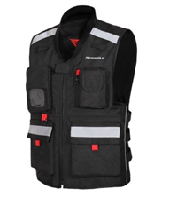 Chaqueta Para Motociclistas Dotación Protecciones Reflectiva